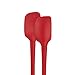Tovolo Flex-Core All-Silicone Mini Spatula & Spoonula, Kitchen Utensil Set of 2, Heat-Resistant & BPA-Free Silicone Spatula & Spoonula, Safe for Cast Iron & Non-Stick Cookware, Dishwasher-Safe