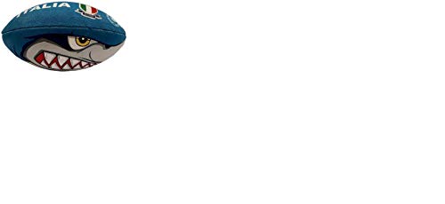 nazione italia Mikado, Mini Pallone da Rugby Colore Blu, Modello Shark (squalo), 94803