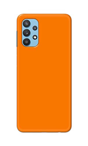 Image of Plain Orange Hard Back Case Cover for Samsung Galaxy A32 Back Cover -(J5) VNS2229