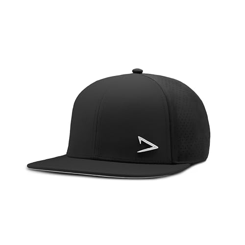 apol Premium Cap - Cloud Flat 2.0-100% wasserfest atmungsaktiv langlebig Qualität - Snapback - Einheitsgröße (DE/NL/SE/PL Alphanumerisch Einheitsgröße Schwarz)