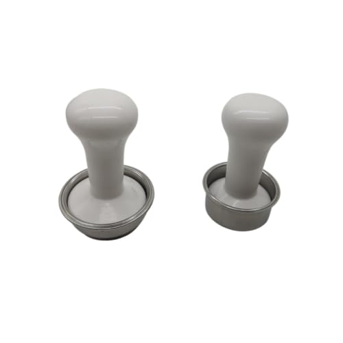 Tamper café 51mm mango textura mármol y base metálica de alta densidad 4