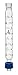 Vigrex Column, 200ml - 24/29 Socket/Cone Size - Interchangable Screw Thread Joint - Eisco Labs