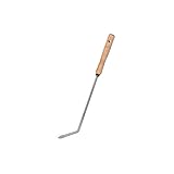 schürhaken edelstahl Material: Stahl und Holzgriff FIREFIX 2095 Stocheisen, Breite 90 mm, Länge 460 mm, unlackierter Stahl, Griff aus Holz