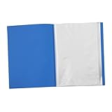 Mobestech Ordner mit Transparenten Kunststoffhüllen Robuster Dokumentenordner mit Sichttaschen...