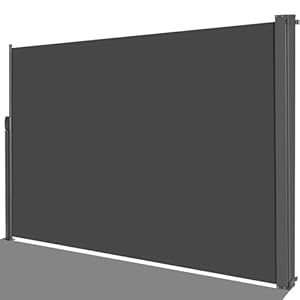 Liferun Seitenmarkise 160 x 350cm Grau