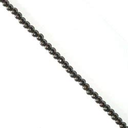 Cuentas de cristal de hematita, esfera de 5 mm
