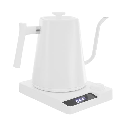 Wasserkocher, 1200W Kettle mit LED-Display, Elektrischer Teekessel, Wasserkocher Kann zu Hause. in Büros. Hotels. Restaurants. Bäckereien (Weiß) Wasserkocher, 1200W Kettle mit LED-Display, Elektrischer Teekessel, Wasserkocher Kann zu Hause. in Büros. Hotels. Restaurants. Bäckereien (Weiß)