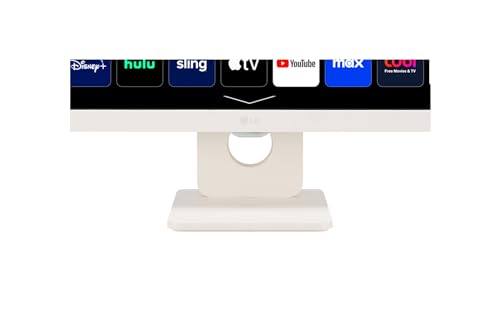 LG MyView Smart Monitor 32SR50F-W Tout-en-Un 32" - Dalle IPS résolution FHD (1920x1080), 8ms GtG 60Hz, HDR 10, sRGB99% (CIE1931), inclinable