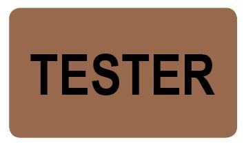 500 'Tester' Stickers - Gold Foil 8x14mm Coloured Sticky Labels for Retail Label Stickers Self Adhesive Labels Stickers Label Sheet Sticker Pack Coloured Stickers Stick on Labels by Price Stickers
