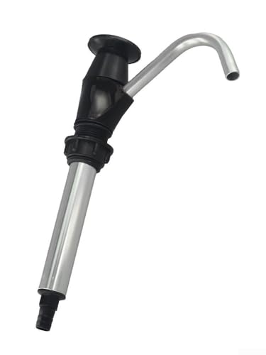 Pompe à eau manuelle de rechange pour robinet d'évier de remorque, camping-cars et véhicules de camping avec construction en métal robuste et facile à utiliser (noir)