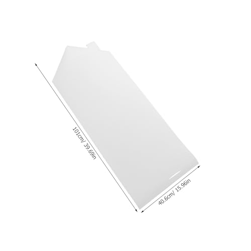 Pizarra blanca de pared con forma de casa de 101x40 cm para notas 4