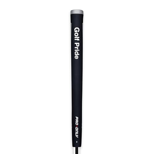Golf Pride Pro Only Golf Putter Grip - Firm All-Rubber Grip for Comfort & Feedback - Traditional Streamlined Shape - Red Star, Pistol