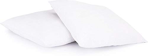 Zoyer Decorative Throw Pillow Inserts (2 Pack, White) - Hypoallergenic Square Pillows Indoor Sofa Pillows - Premium Quality Euro Pillows - Decorative Pillow, Cushion,Sham Stiffer (12"X20") #TOP7