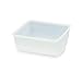 San Jamar B432 1-Quart White Plastic Condiment Tray Insert-B432