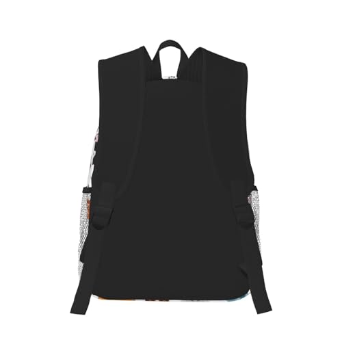 BREAUX Cartoon Cat And Dog Print Lightweight And Comfortable Duffel Bag, Casual Daypack, Multipurpose Backpack3