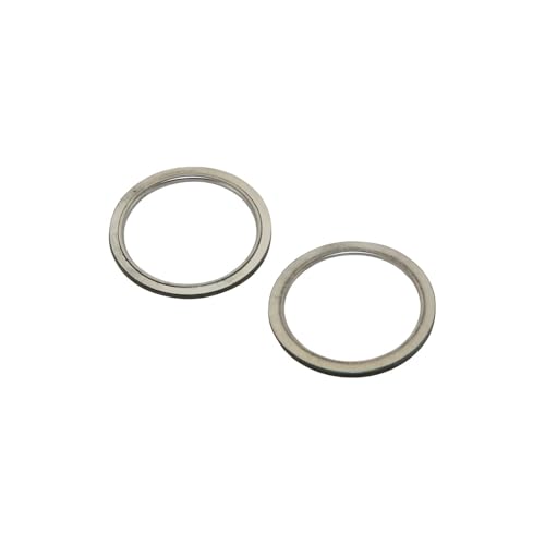 Auspuff Krümmer Dichtung Set 2 Stück 47,5x38x2,5mm für Cagiva Elefant Ducati Monster Moto Guzzi