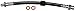 Dorman H620907 Brake Hydraulic Hose Compatible with Select Dodge / Jeep Models