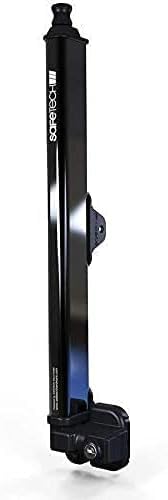 Safetech Hardware Magnetic Top Pull Gate Latch | Key Lockable Vertical Pull Gate Lock | Pool & Child Safety Gate Hardware | Kid & Pet Protection | Any Sqaure Post | SL-50H - 22 H Black
