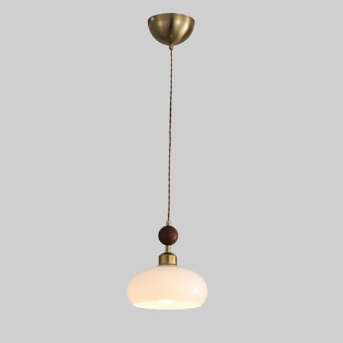 Lampe à suspension rétro en verre pour îlot de cuisine et bar