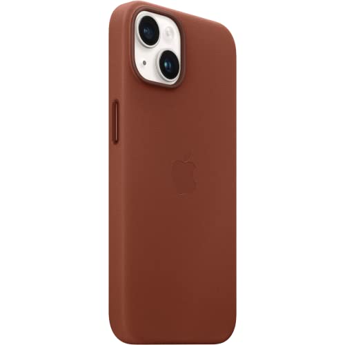 Image of Apple iPhone 14 Plus Leather Case with MagSafe - Umber