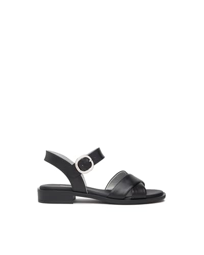 Nero Giardini E513400D - Sandalias de mujer de piel, Negro , 35 EU