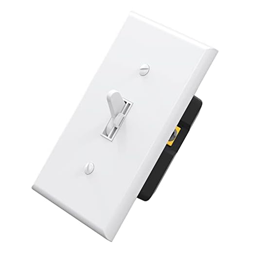 ELEGRP Toggle Dimmer Switch for Dimmable LED, CFL and Incandescent Light Lamp Bulbs, Single Pole or 3-Way, Full Control with Preset, Rocker Paddle, Wall Plate Included, UL Listed, 1 Pack, Glossy White