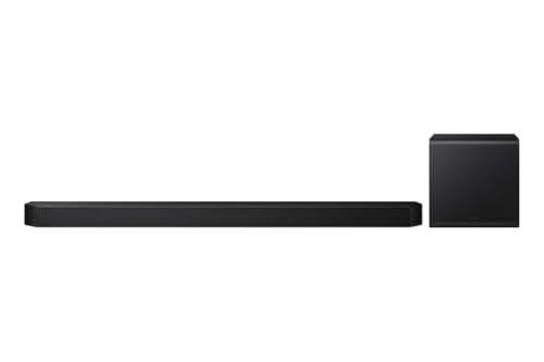 Samsung HW-Q810GF Q-Series 5.1.2-Kanal-Soundbar für Fernseher, Kabelloser 6,5-Subwoofer, Kabelloses Dolby Atmos und DTS:X, SpaceFit Sound Pro, Q-Symphony
