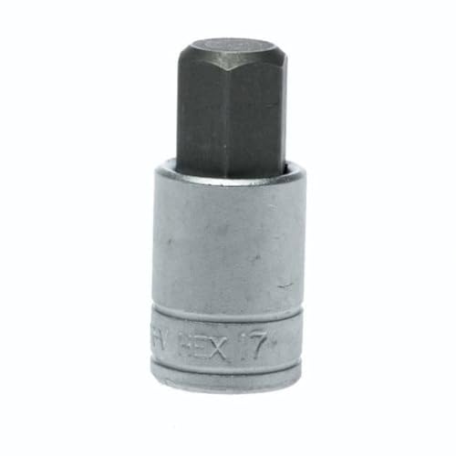 Teng Tools 17MM 1/2 Inch Drive Metric Hex Chrome Vanadium Socket | Mechanic Tool | Hand Tool - M121517-C
