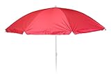 Meinposten Parasol Ø 138 cm strandscherm scherm scherm met 3 haken strand vakantie UV-bescherming
