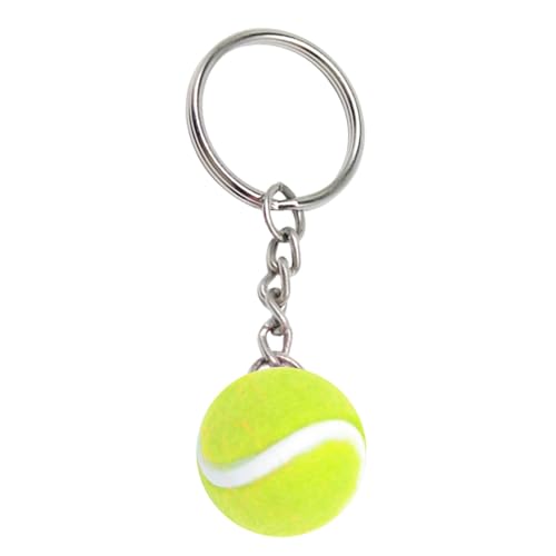 Tennis Chain Llavero Tenis Deporte Llavero Llavero -ni Pelota de Tenis Deportes Regalo Creativo Llavero Pelota de Tenis Pelota Llavero, verde, Siehe Beschreibung