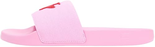 Tommy Hilfiger Sandalias de piscina Th Script FW0FW09286 para mujer, color rosa (pétalos de rosa), talla 5