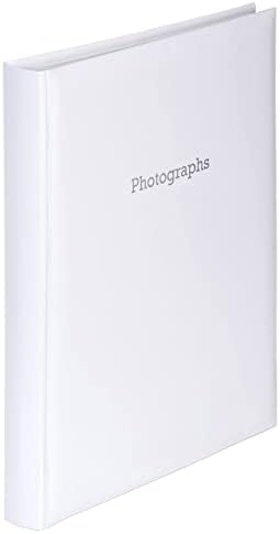 Deluxe Large White Self Adhesive Photo Album Hold Various Sized Photos 50 Page