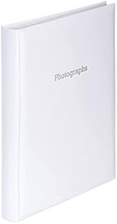 Deluxe Large White Self Adhesive Photo Album Hold Various Sized Photos 50 Page