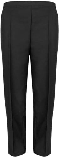 Pantalon court femme taille élastique du 36 au 52 pour le bureau