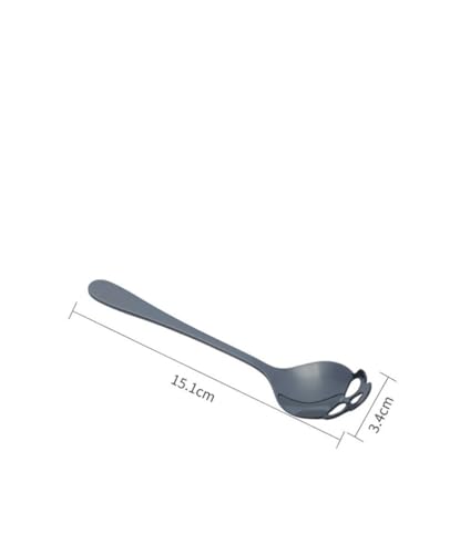 Ro Rox Skull Tea Spoon, Black, 2pc - Image 2