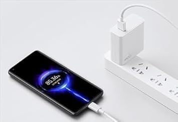 Image of Original 120W Super- Turbo Hyper Charging Combo for Xiaomi Redmi Note 9 /9 Power /9 Prime /Note 10 /Poco M2 Pro /Note 7 Pro /Note 9 Pro /Note 8 /Note 7 /Mi A1 /Mi A2 /Mi A3,USB Type C,White(DP174)