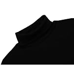 Poriff Men's Casual Slim Fit Basic Tops Knitted Lightweight Turtleneck Pullover Sweater - Image 4