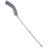 Beavorty Staubwedel mit Langem Edelstahlgriff Waschbarer Staubpinsel für Schwer Zugängliche Stellen Haushalts Reinigungswerkzeug für Sofa und Bett