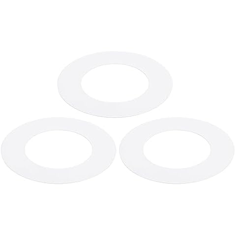 PATIKIL Matte White Goof Rings for Recessed Lights Cover