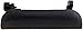 Dorman 90727 Rear Passenger Side Exterior Door Handle Compatible with Select Ford / Mercury Models, Textured Black