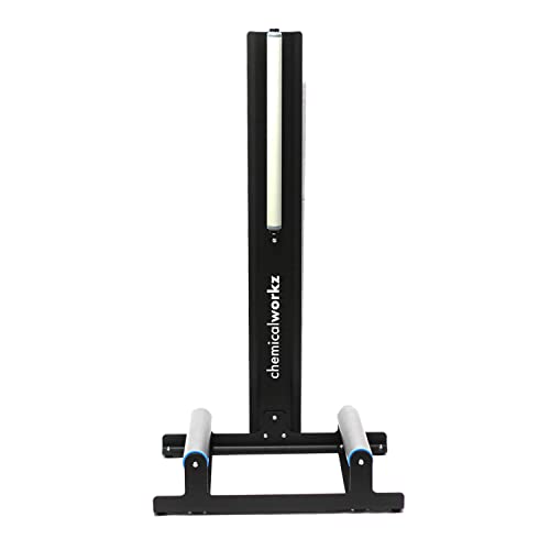 Chemicalworkz Wheel Stand XL | Reifenständer mit Laufrollen für große Reifen | Felgenständer Detailing Wheel Tower Coating Wasch Felgen Ständer