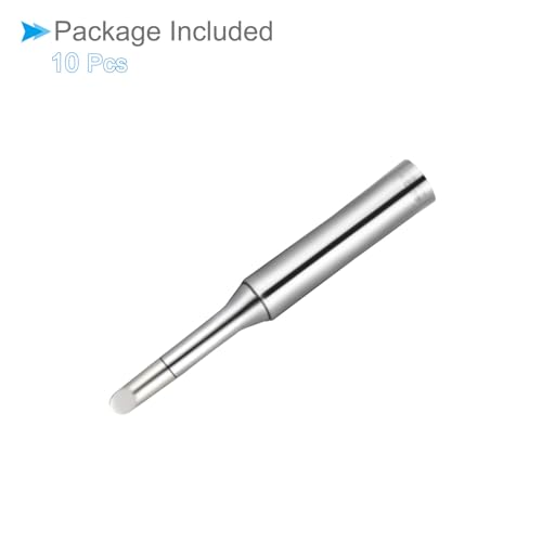 Image of Soldering Iron Tips, 4x6.5mm 900M-T-2C, Solder Tips Fine Soldering Gun Replacement Solder Welding - (Applications: for Soldering Irons Soldering Station), 10 Pieces