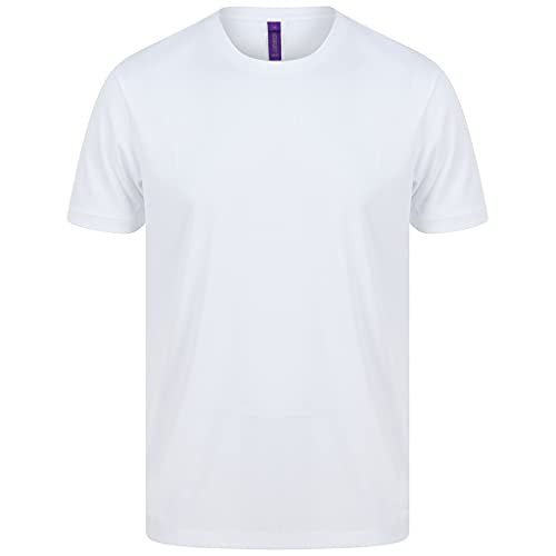 Henbury Maglietta da uomo HiCool Performance, Nero , L