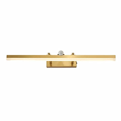 Lampe de maquillage étanche en laiton pour armoire moderne chic