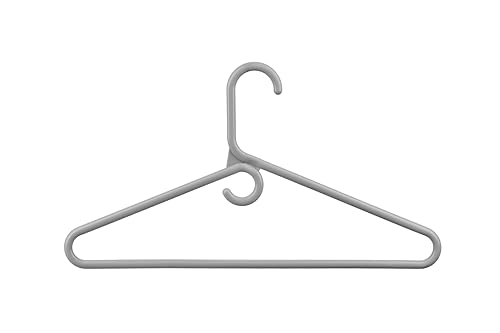 DEILSY™ Heavy Duty Plastic Hangers 50 Pack Thick Gray Heavy Duty Hangers by DEILSY - Used condition - Image 7