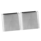 SHINEOFI 2 Stück Mousse Ringe Quadratisch 25 Zoll Tortenringe aus Edelstahl Backringe für Mousse...