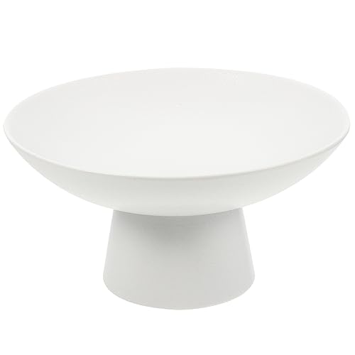 Ceramic Fruit Bowl Table Top Display Stand Cearic Wedding Candy Tray Decorative Fruit Holder Plates Candy Plate Fruit Dish Appetizer Bowl Products White Banquet Rectangle Ceramics