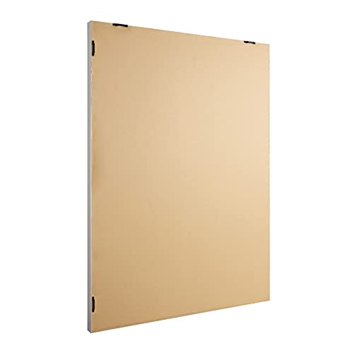 Amazon Basics Rectangular Wall Mount Mirror for Bedroom, Living Room, Entryway, Wide Trim, 24" x 36", White by Amazon Basics - Image 2