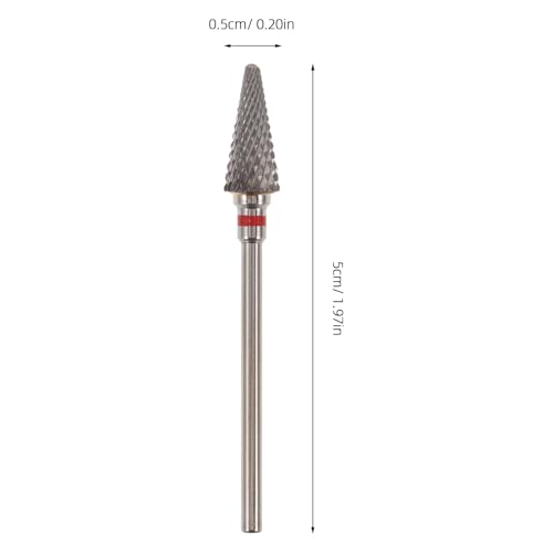 2PCS Punta de Taladro de Acero de Tungsteno Cónica para Uñas miniatura 2