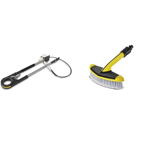 Kärcher - TLA 4 Lanza pulverizadora telescópica, Multicolor + WB 60 Cepillo de lavado blando, Color Múltiple (2.643-233.0)